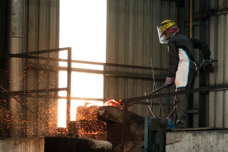 Copper tube extrusion process at Jaydeep Tubes' manufacturing facility
