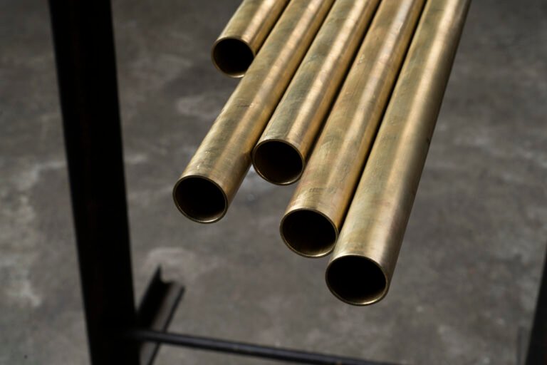 Aluminium brass tubes with polished cut ends